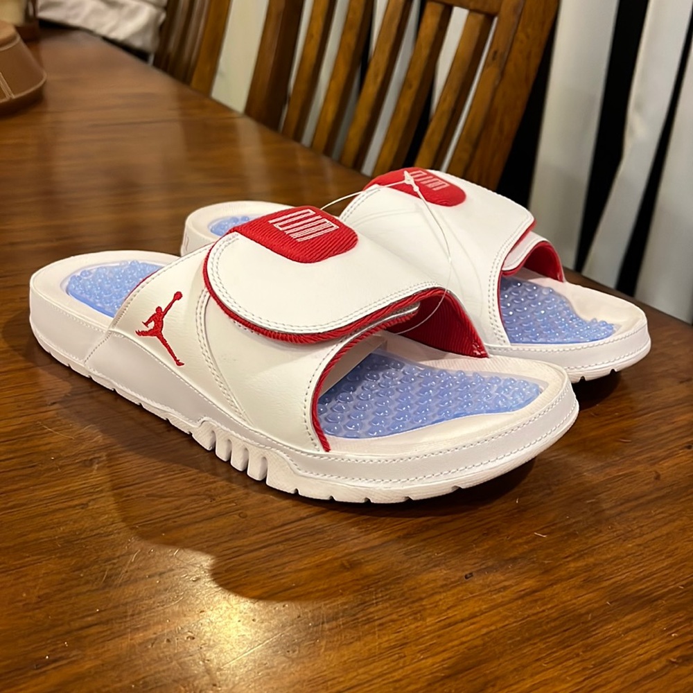 Nike Air Jordan Hydro XI Retro Slides Sandals Shoes new AA1336 166 Mens Size 12 - Picture 2 of 14